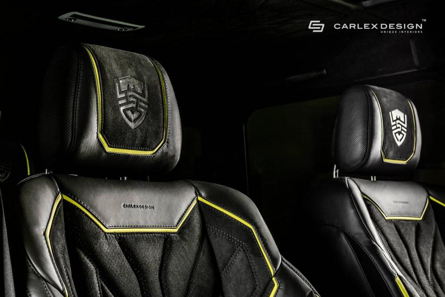 Детали интерьера Mercedes-Benz G500 4x4&sup2; by Carlex Design 2017 года  (фото 8 из 17)